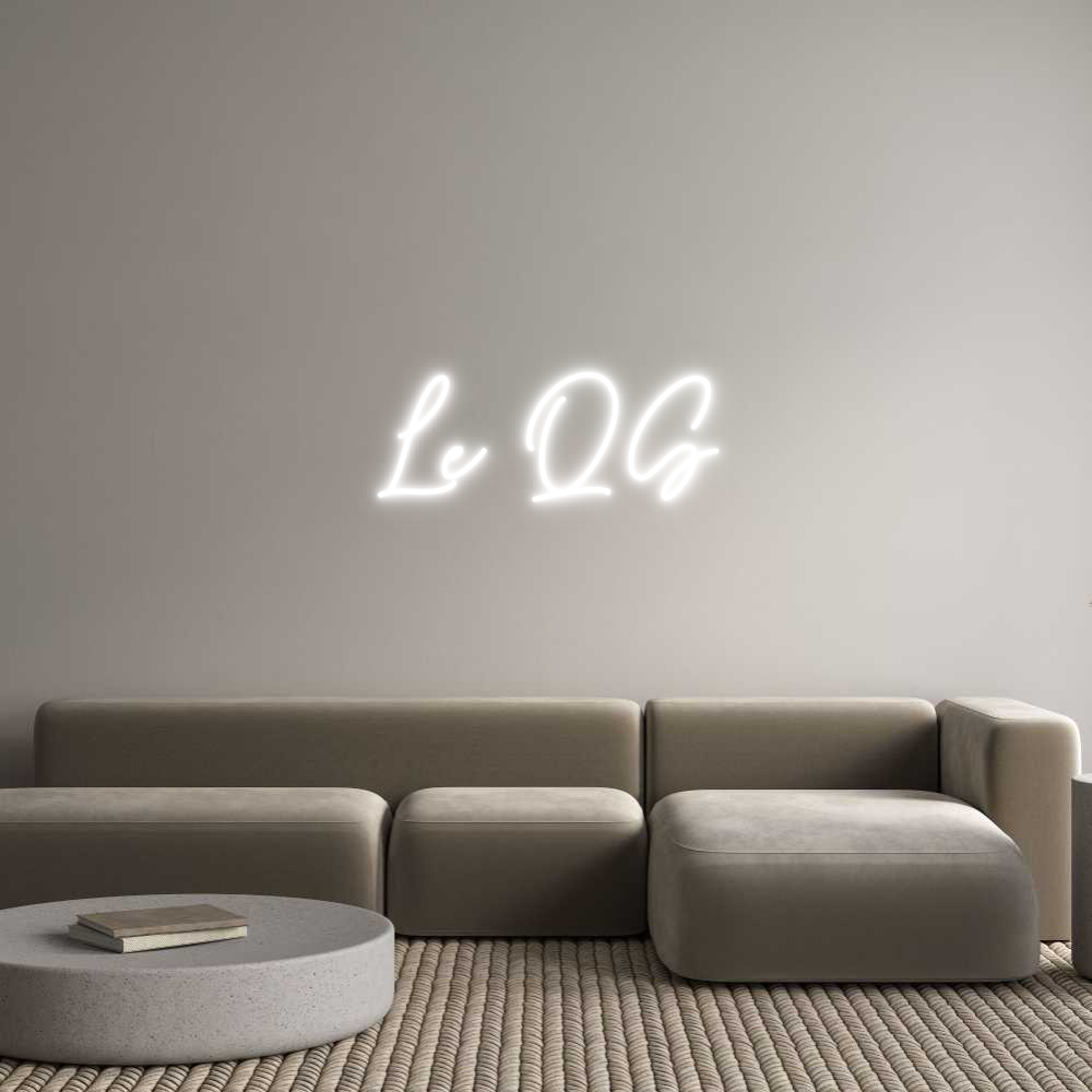 Custom Neon Sign Online Editor Le QG