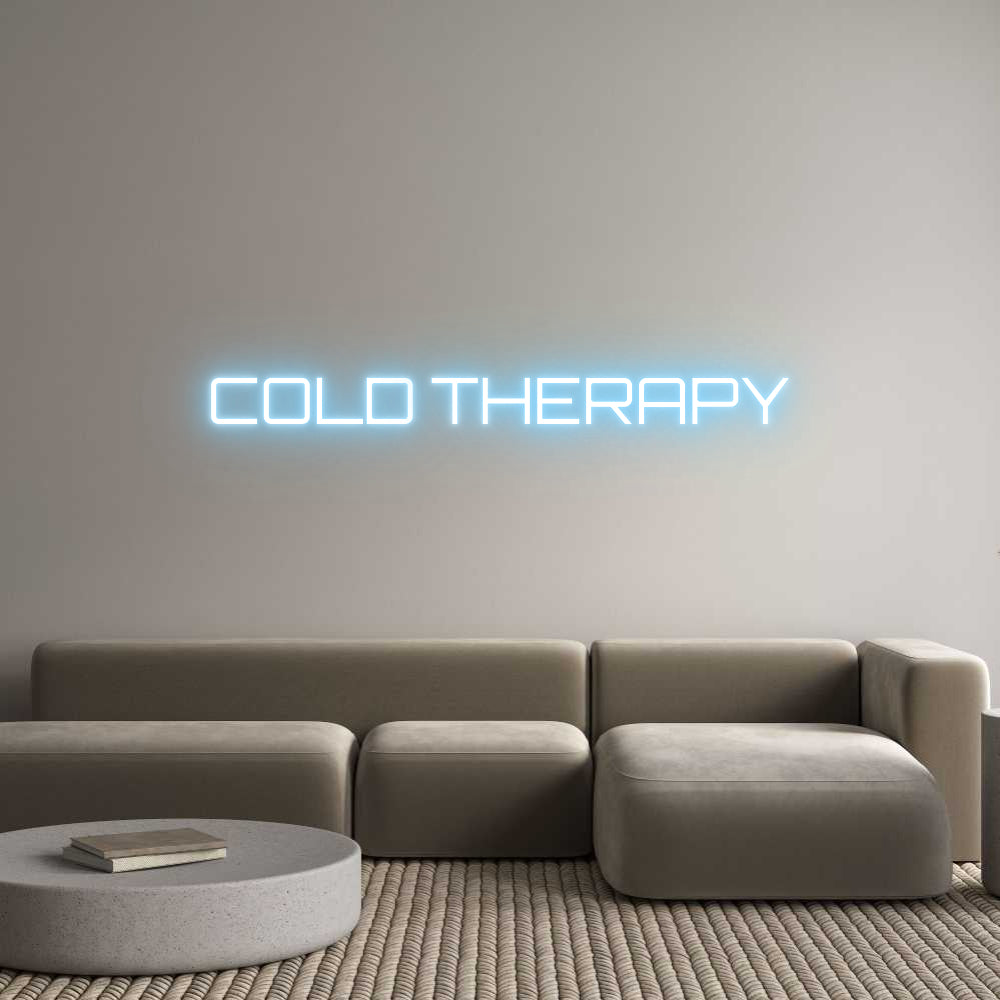 Custom Neon Sign Online Editor COLD THERAPY