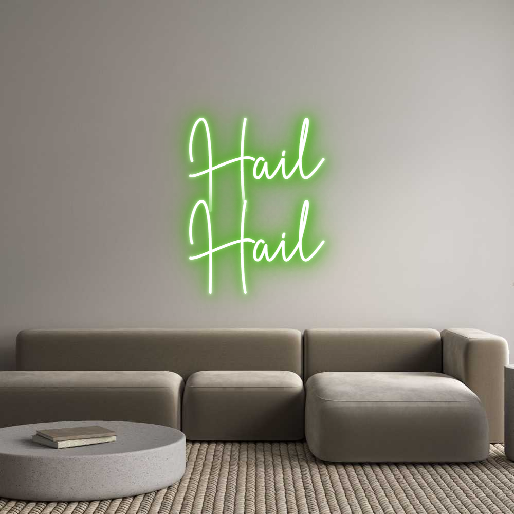 Custom Neon Sign Online Editor Hail
Hail