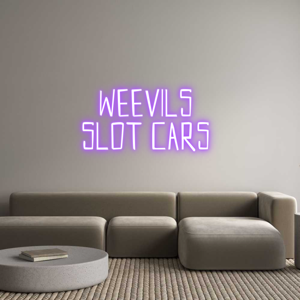 Custom Neon Sign Online Editor Weevils 
Slo...