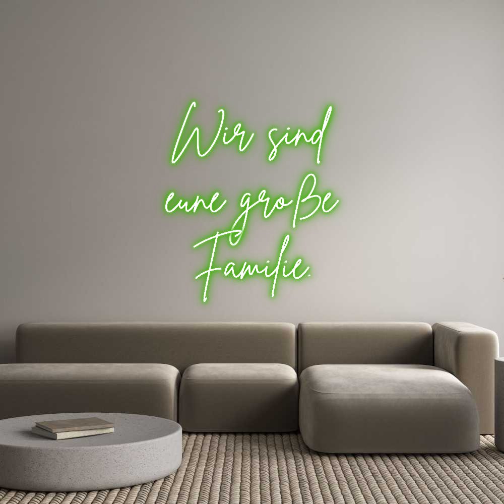 Custom Neon Sign Online Editor Wir sind
eun...
