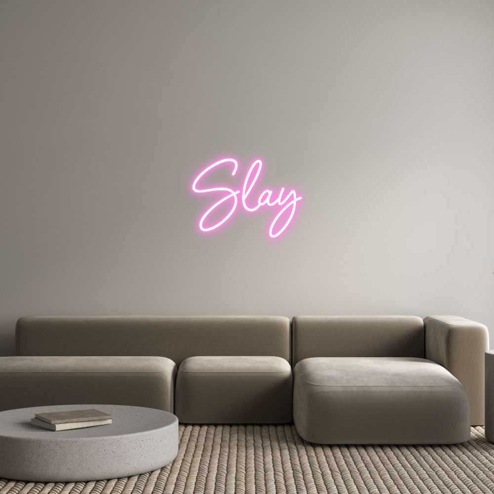 Custom Neon Sign Online Editor Slay