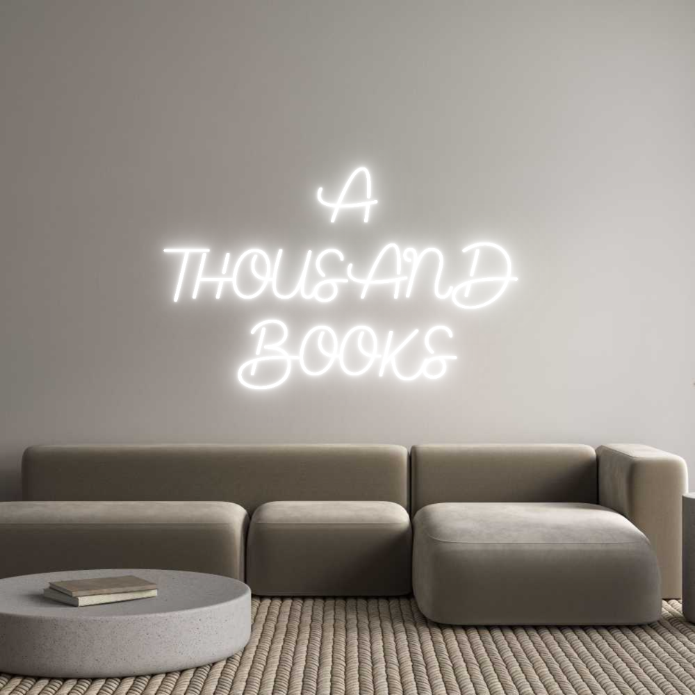 Custom Neon Sign Online Editor A
THOUSAND 
...