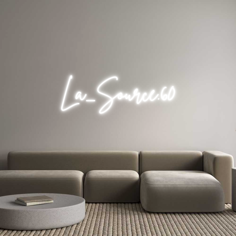 Custom Neon Sign Online Editor La_Source.60