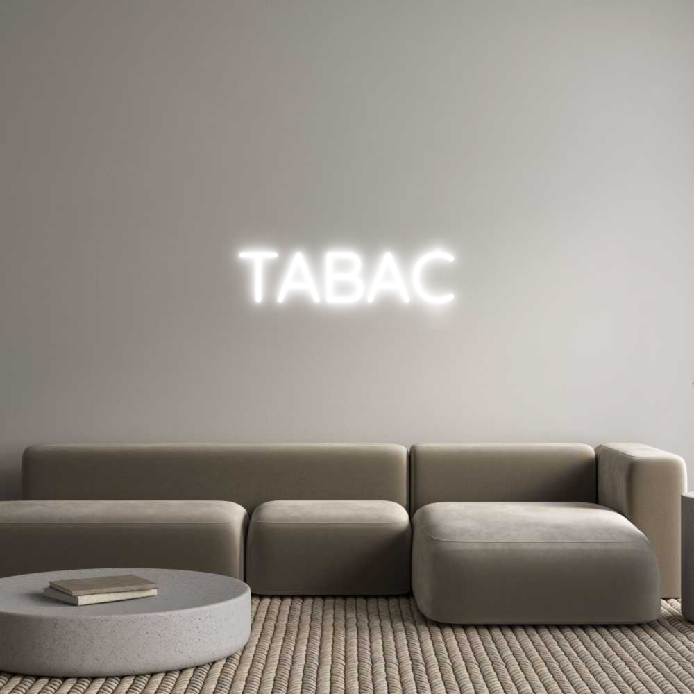 Custom Neon Sign Online Editor TABAC
