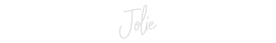 Custom Neon Sign Online Editor Jolie