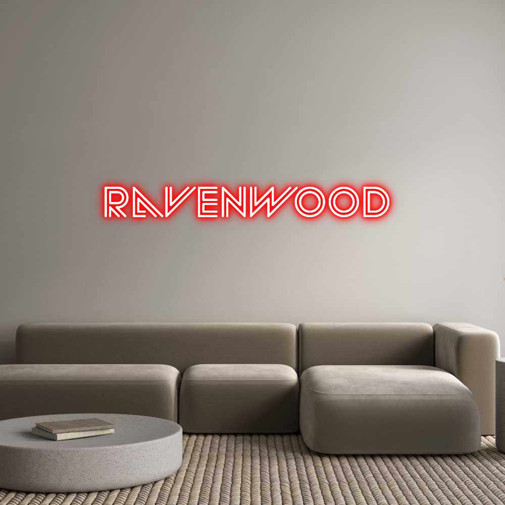 Custom Neon Sign Online Editor Ravenwood