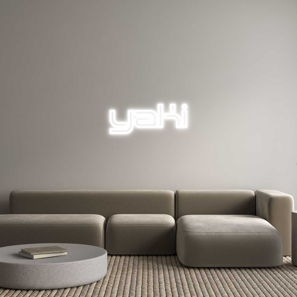 Custom Neon Sign Online Editor yaki
