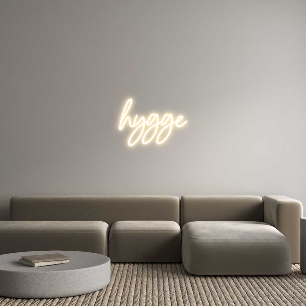Custom Neon Sign Online Editor hygge