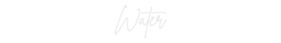 Custom Neon Sign Online Editor Water
