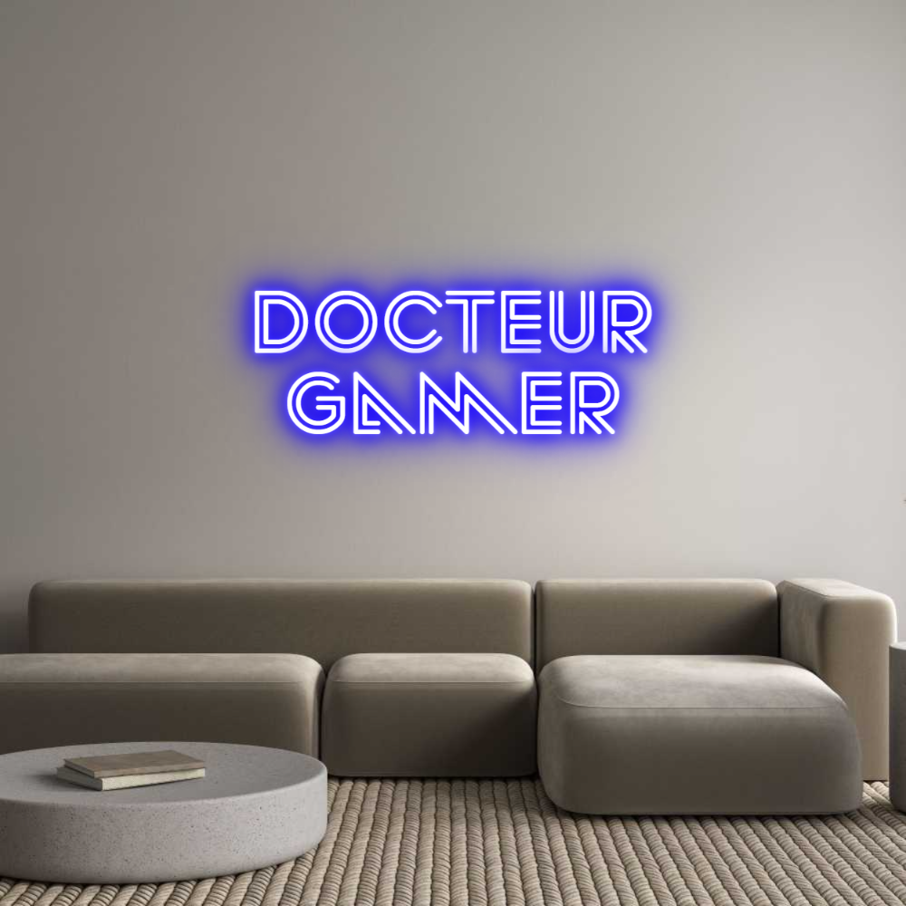 Custom Neon Sign Online Editor Docteur
Gamer
