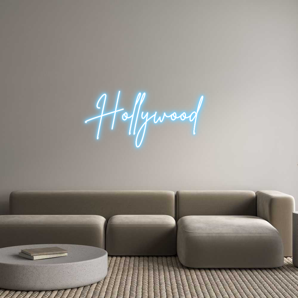 Custom Neon Sign Online Editor Hollywood