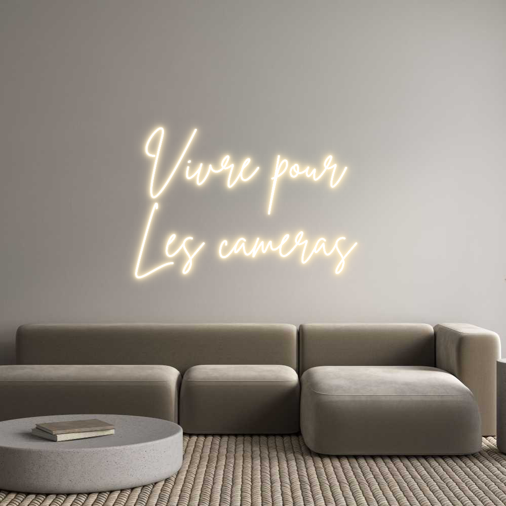 Custom Neon Sign Online Editor Vivre pour 
...