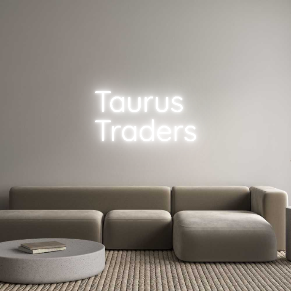 Custom Neon Sign Online Editor Taurus 
Trad...