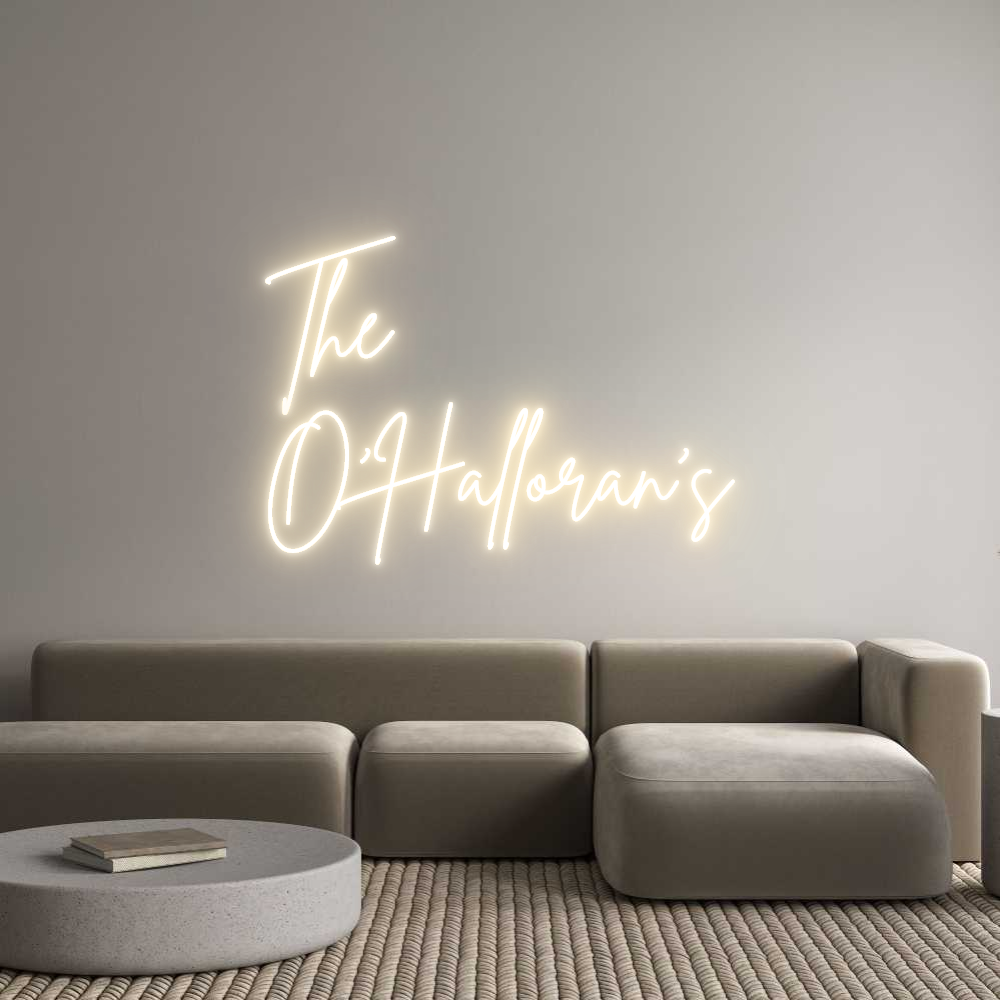 Custom Neon Sign Online Editor The
O'Hallor...