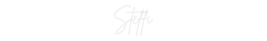 Custom Neon Sign Online Editor Steffi