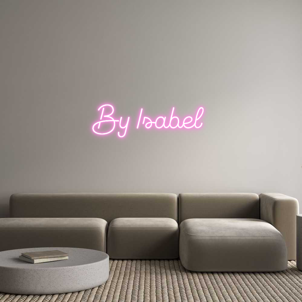 Custom Neon Sign Online Editor By Isabel
