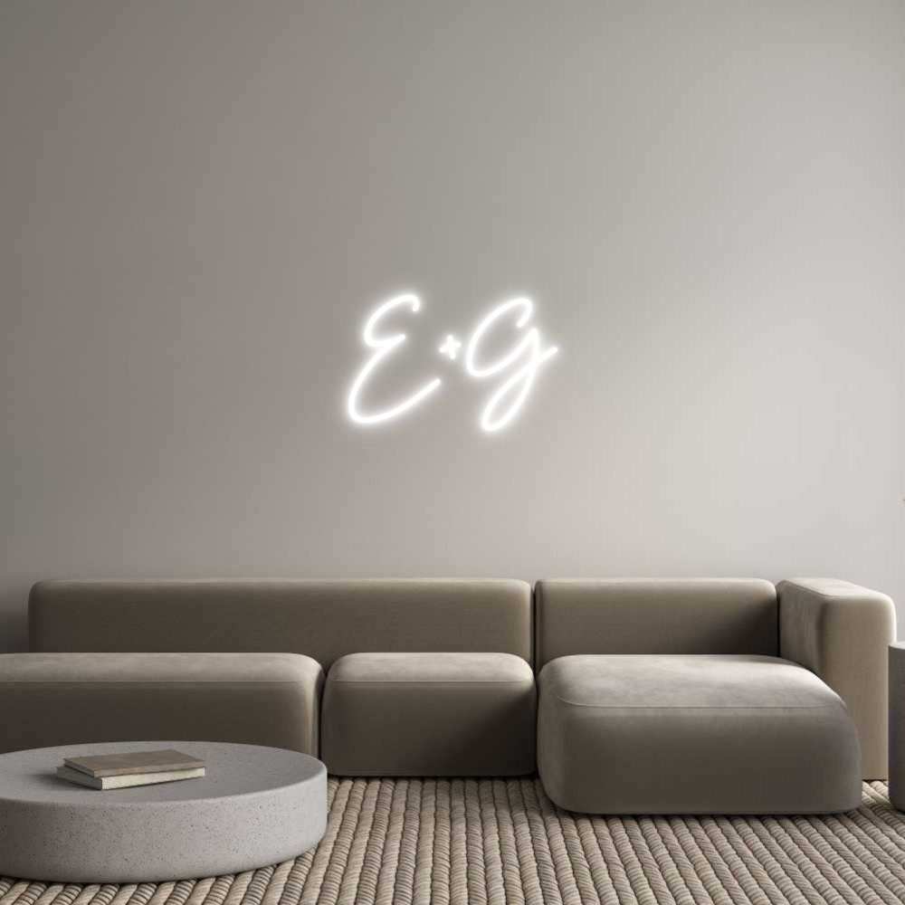 Custom Neon Sign Online Editor E+G