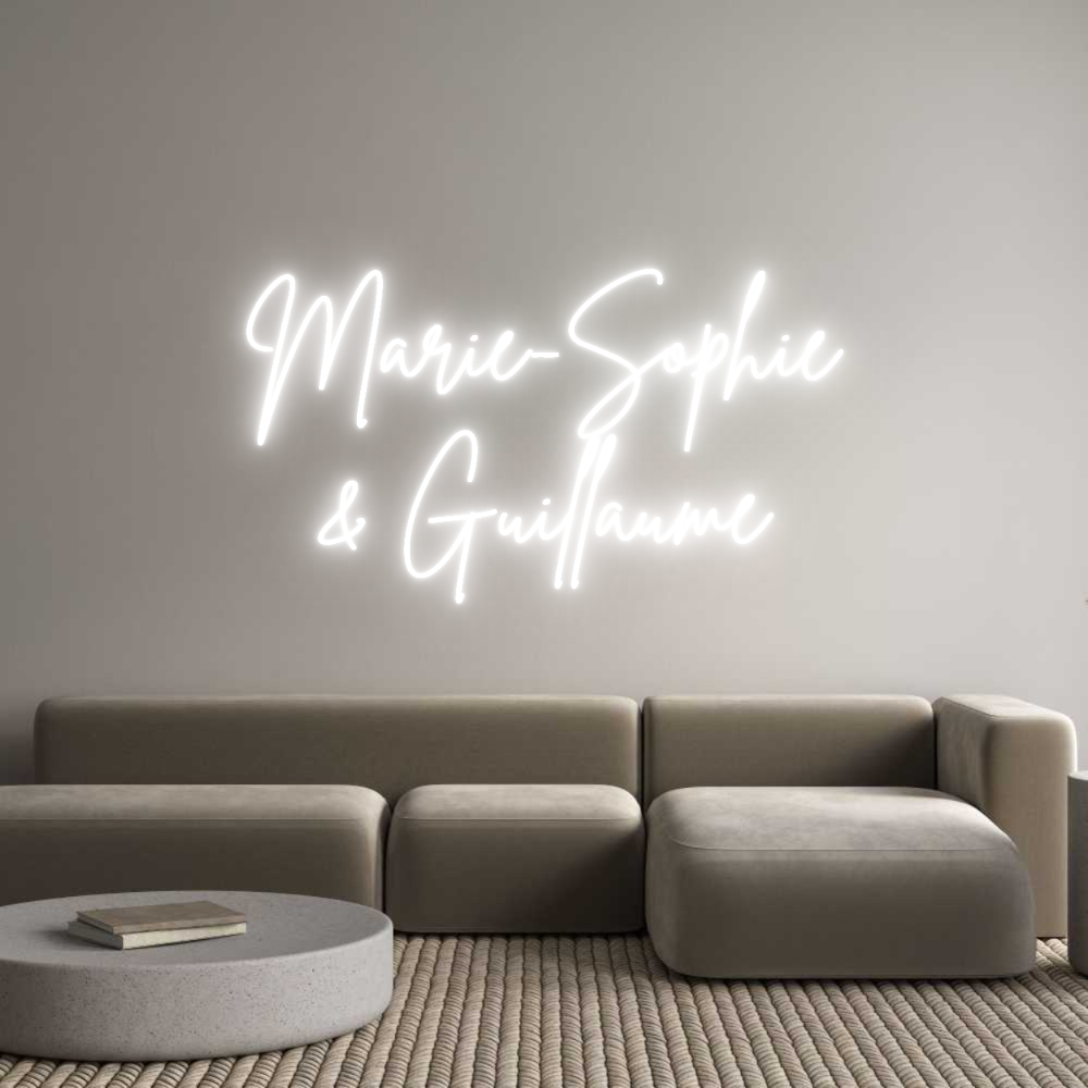 Custom Neon Sign Online Editor Marie-Sophie
...