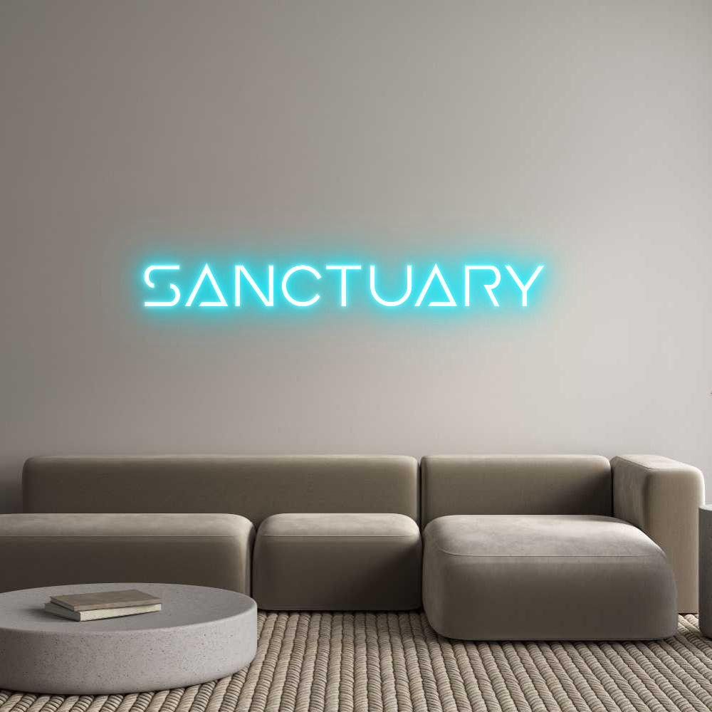 Custom Back Lit Neon Sign Online Editor Sanctuary