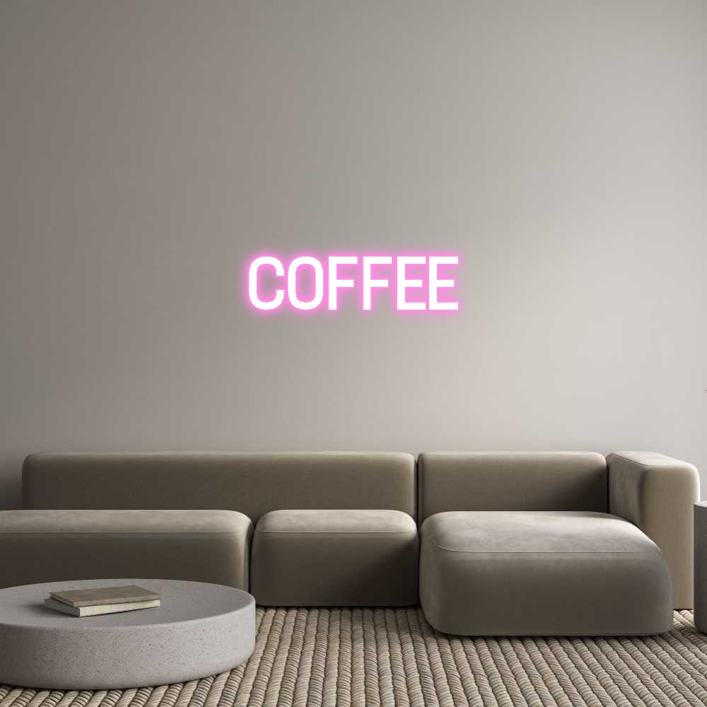 Custom Neon Sign Online Editor COFFEE