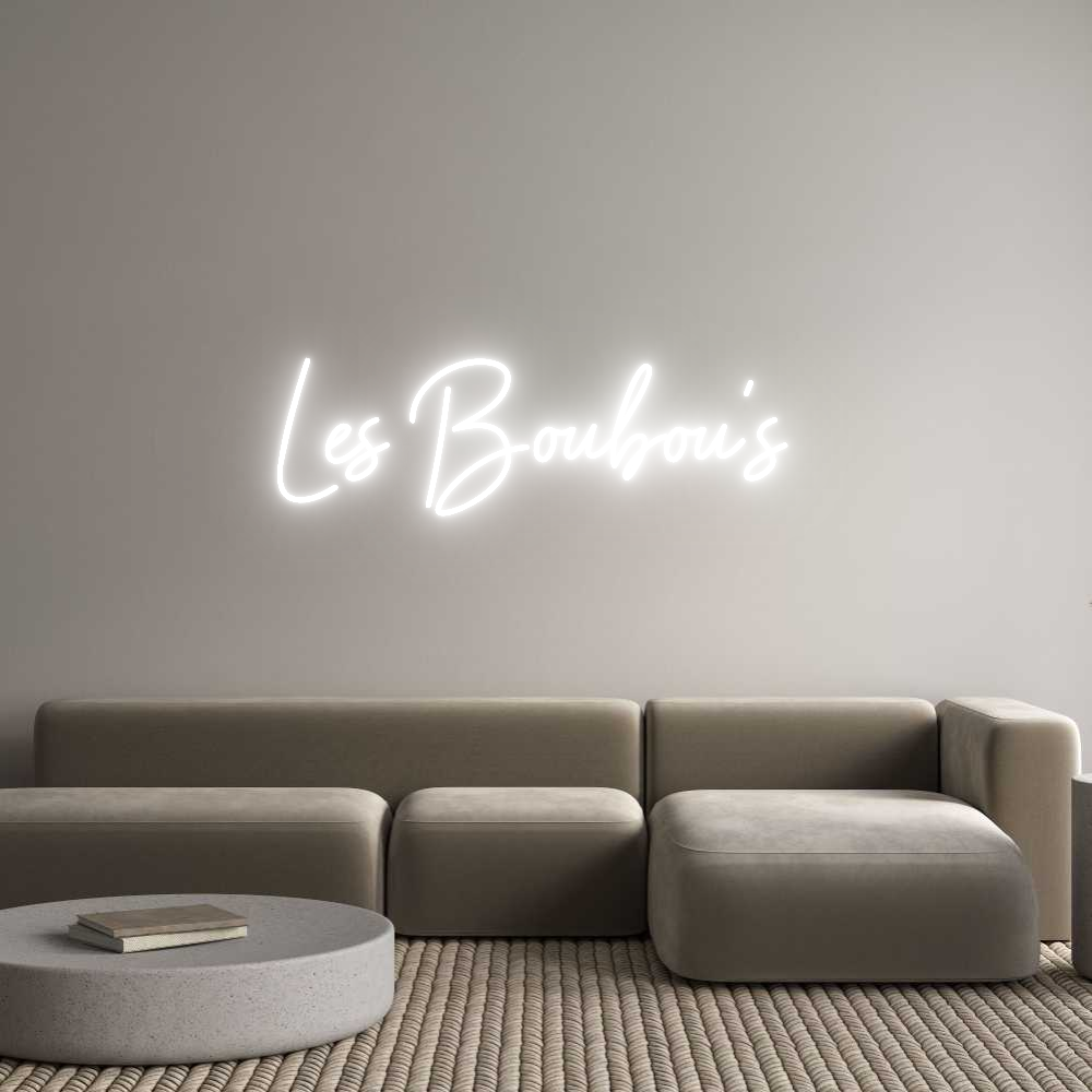Custom Neon Sign Online Editor Les Boubou's