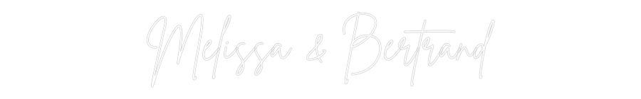 Custom Neon Sign Online Editor Mélissa & Ber...
