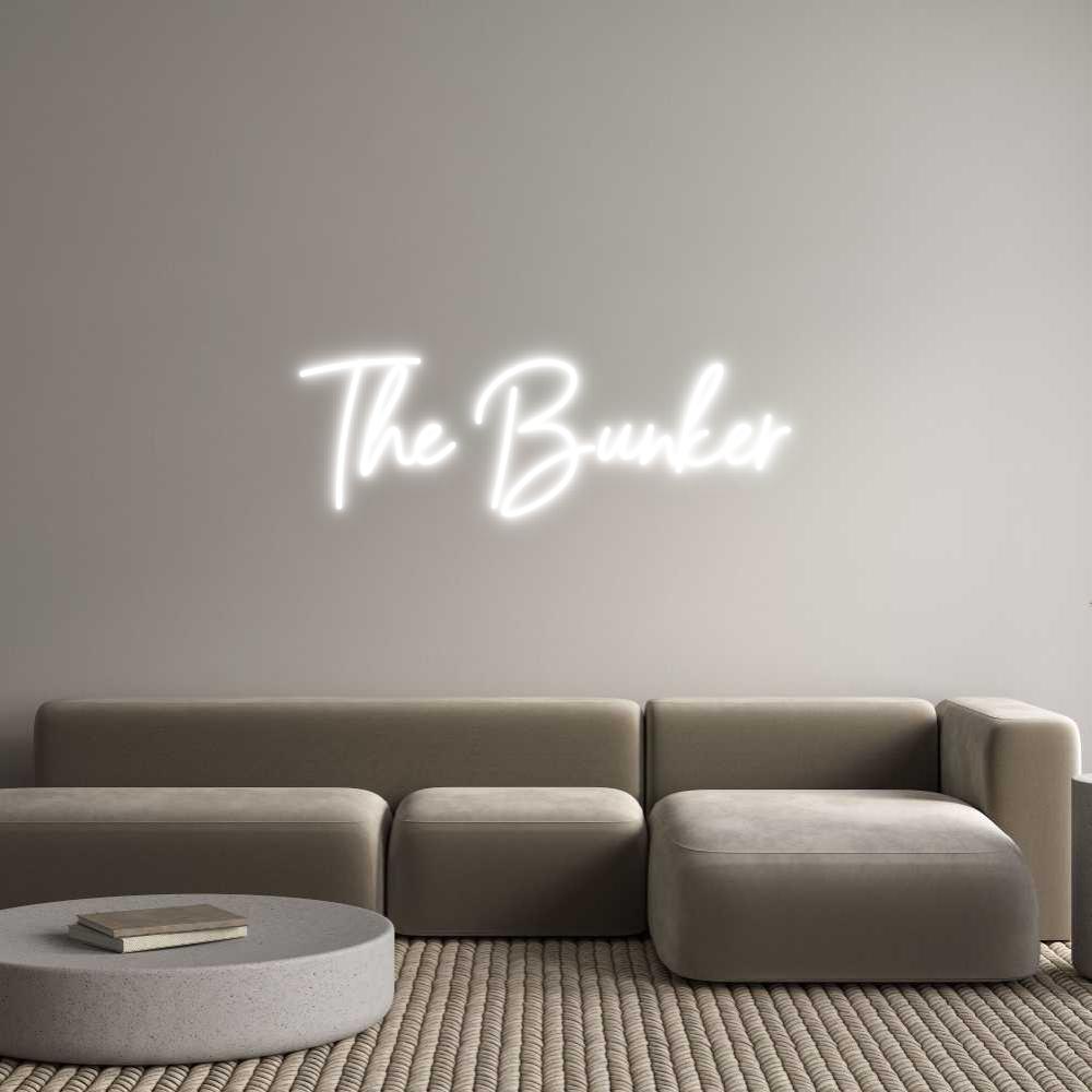 Custom Neon Sign Online Editor The Bunker