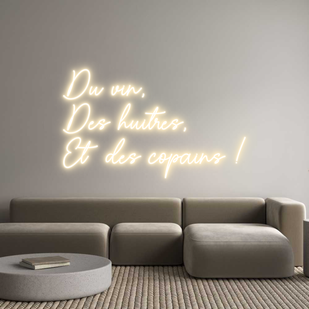 Custom Neon Sign Online Editor Du vin,
Des ...