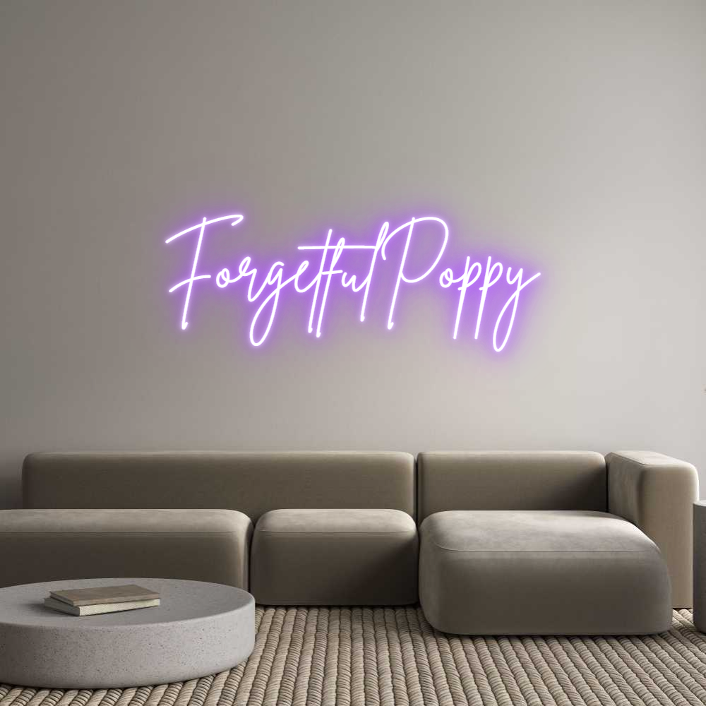 Custom Neon Sign Online Editor ForgetfulPoppy