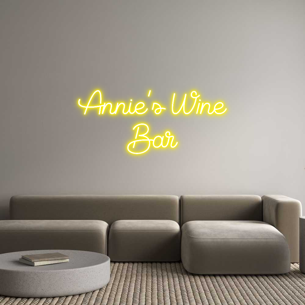 Custom Neon Sign Online Editor Annie’s Wine
...