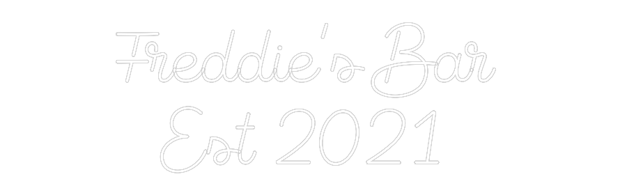 Custom Neon Sign Online Editor Freddie’s Bar...