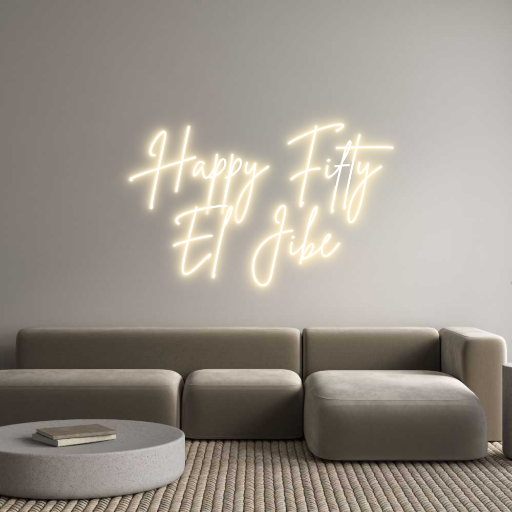 Custom Neon Sign Online Editor Happy Fifty
...