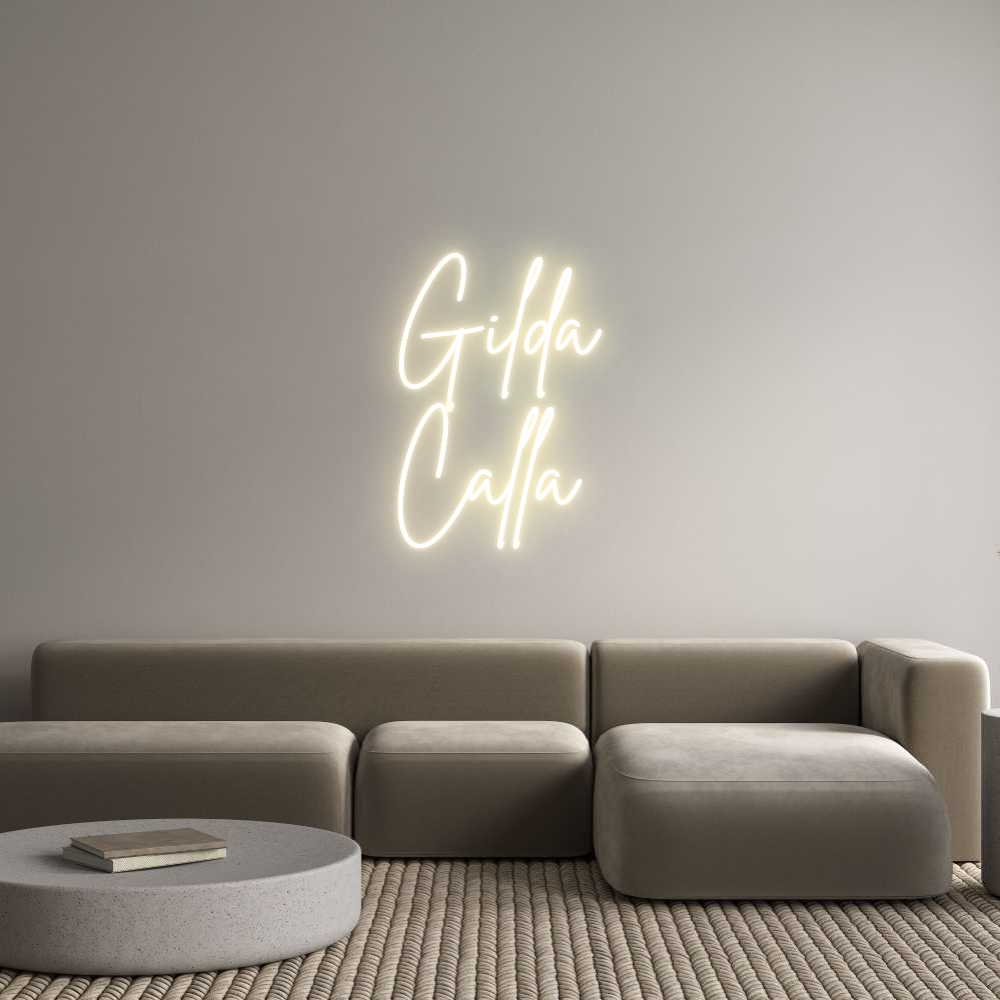 Custom Neon Sign Online Editor Gilda
Callà