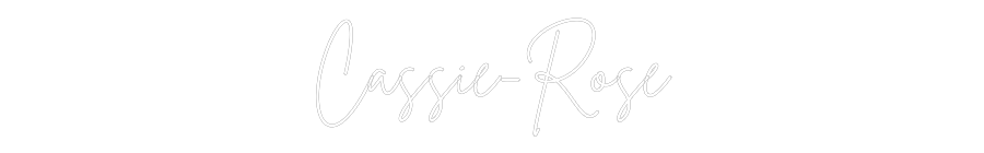 Custom Neon Sign Online Editor Cassie-Rose