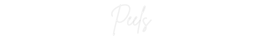 Custom Neon Sign Online Editor Peels