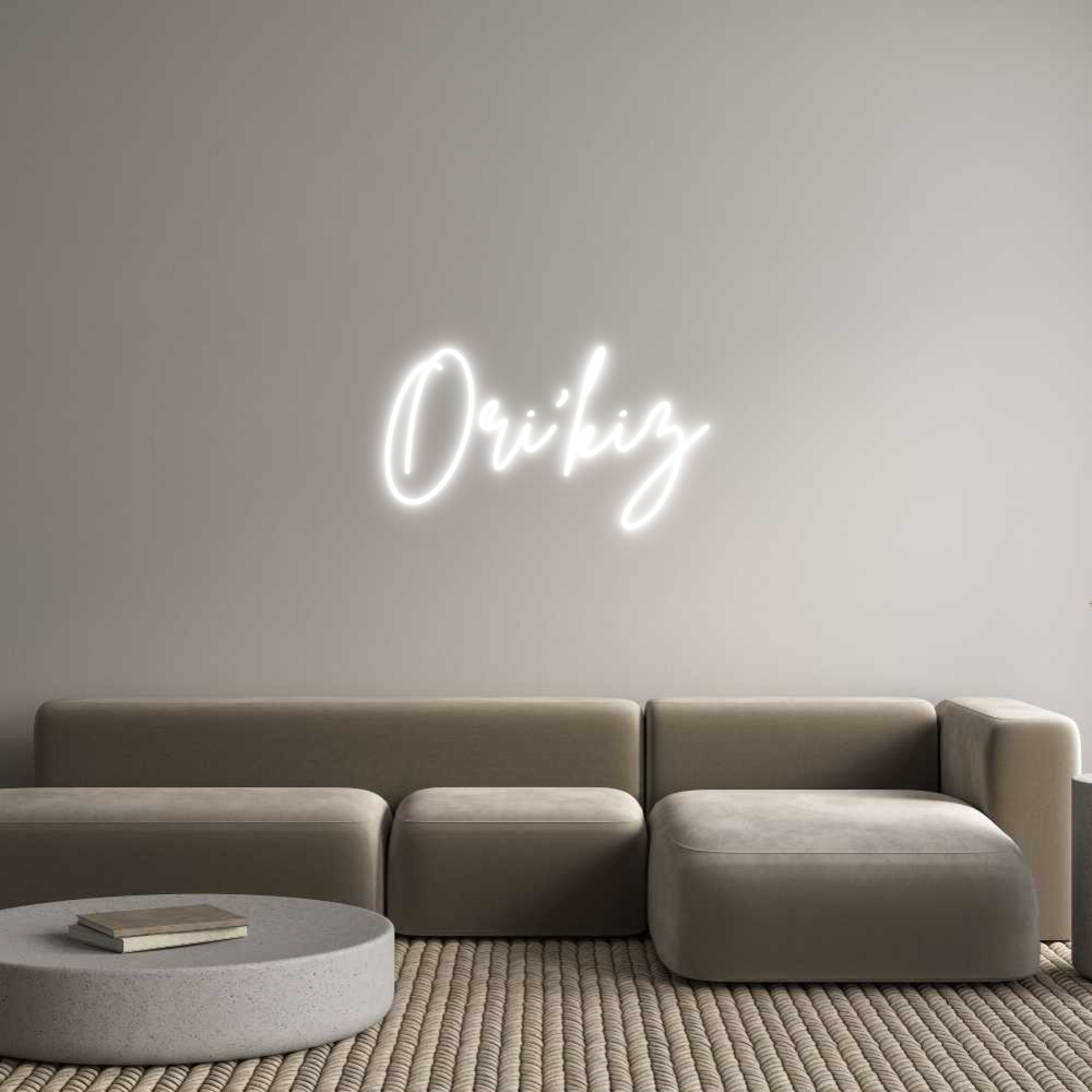Custom Neon Sign Online Editor Ori'kiz