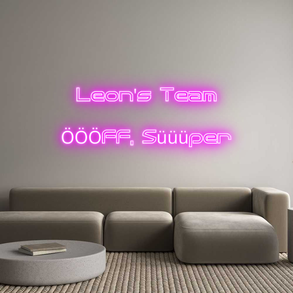 Custom Back Lit Neon Sign Online Editor Leon's Team
...
