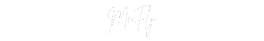 Custom Neon Sign Online Editor McFly