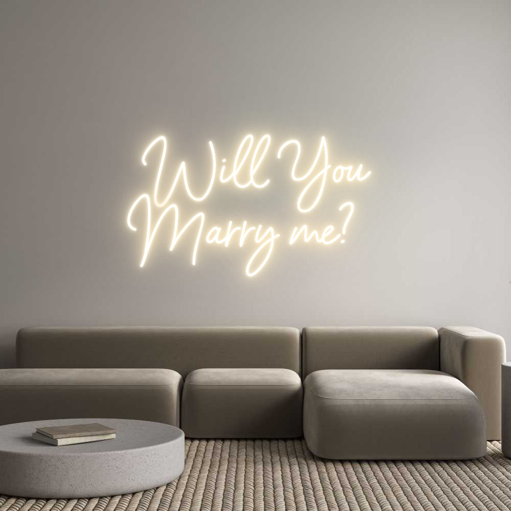 Custom Neon Sign Online Editor  Will You 
M...