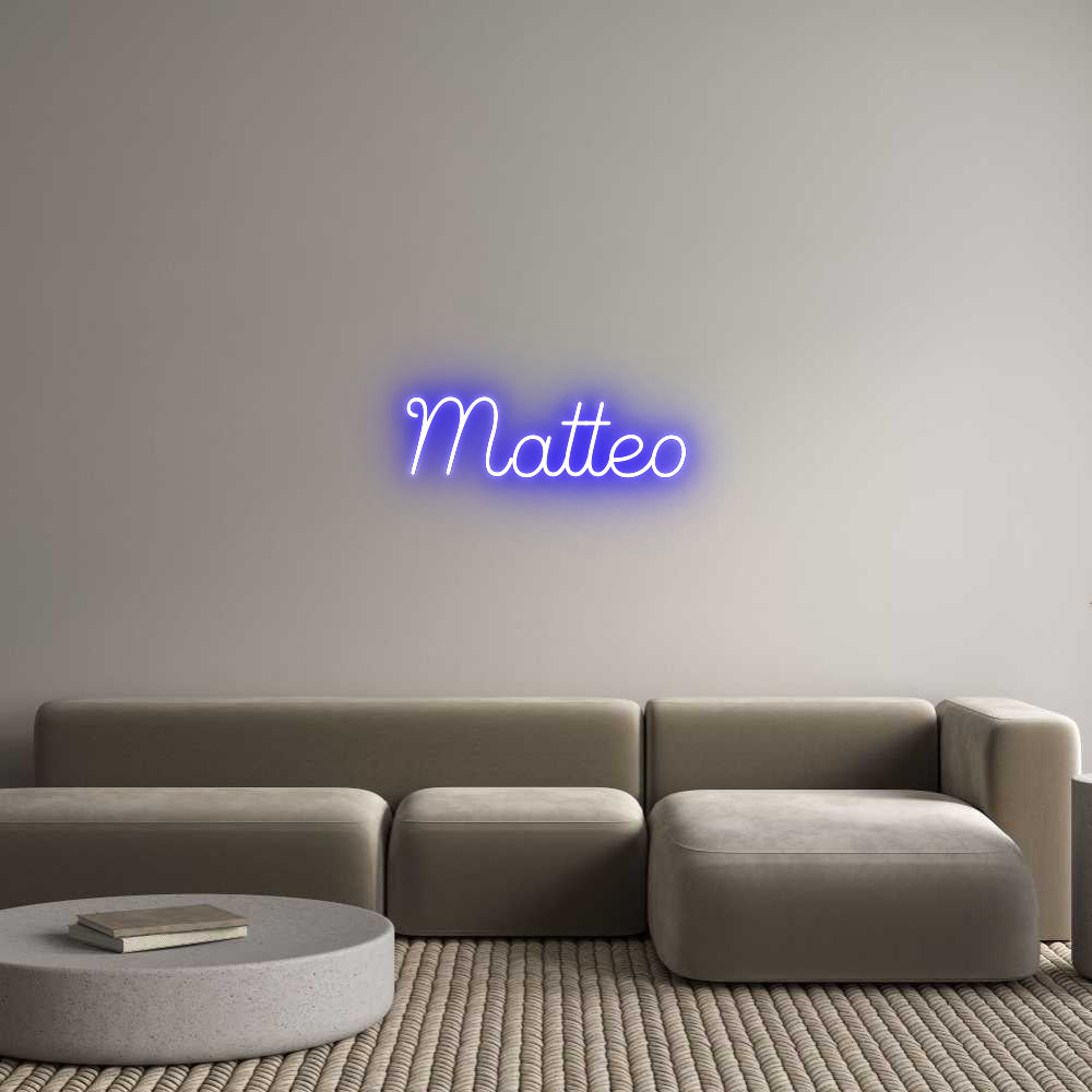 Custom Neon Sign Online Editor Matteo
