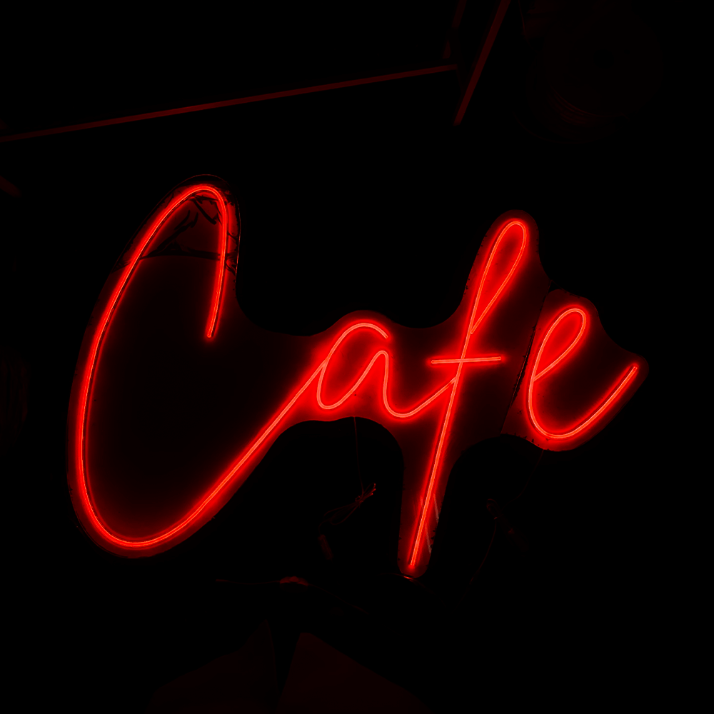 Insegna al neon LED Cafe RS