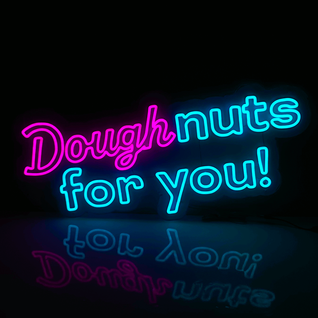 Donuts For You Insegna al neon LED RS