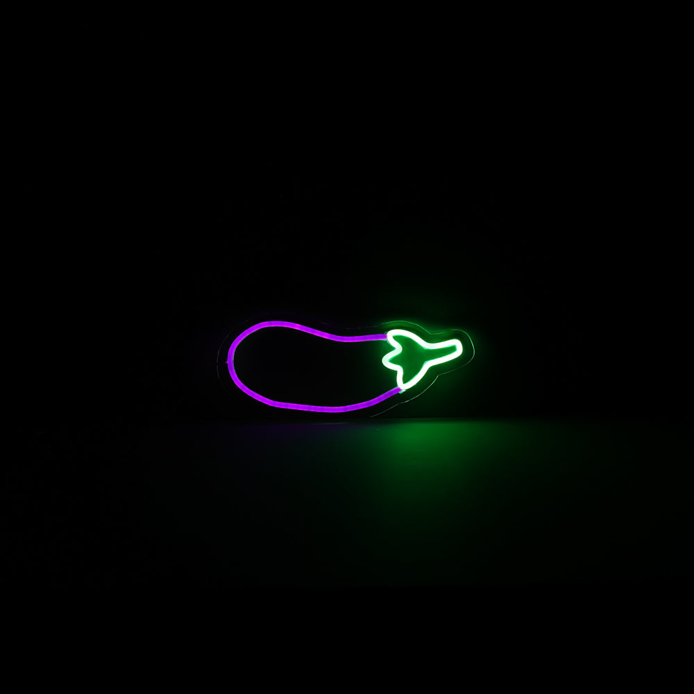 Insegna al neon LED RS melanzana