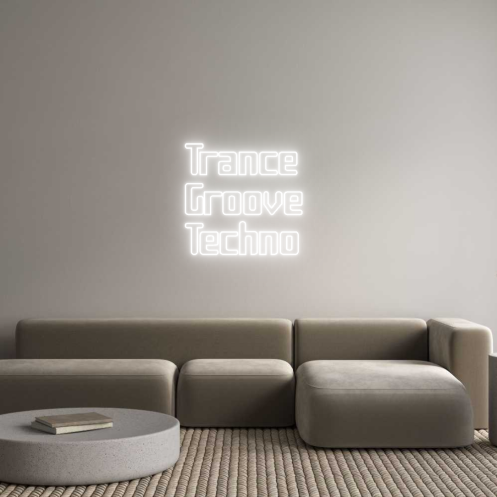 Custom Neon Sign Online Editor Trance 
Groo...
