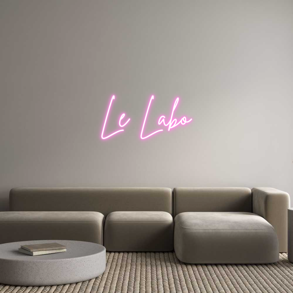 Custom Neon Sign Online Editor Le Labo