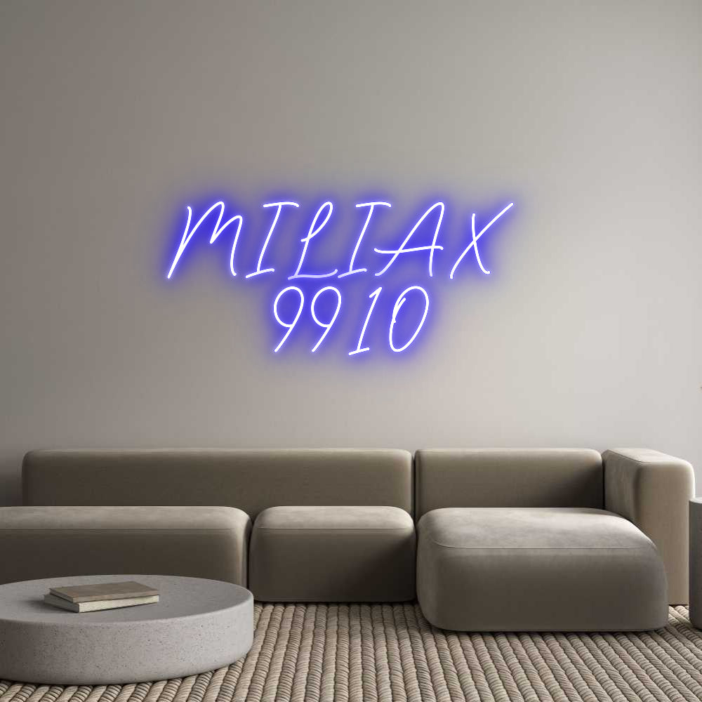 Custom Neon Sign Online Editor MILIAX 
9910
