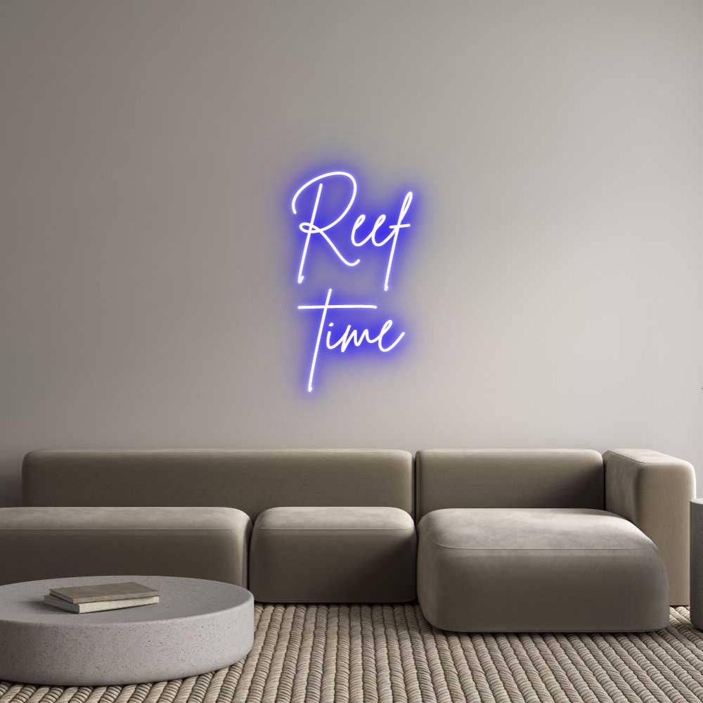 Custom Neon Sign Online Editor Reef
time