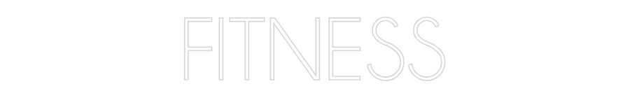 Custom Neon Sign Online Editor FITNESS