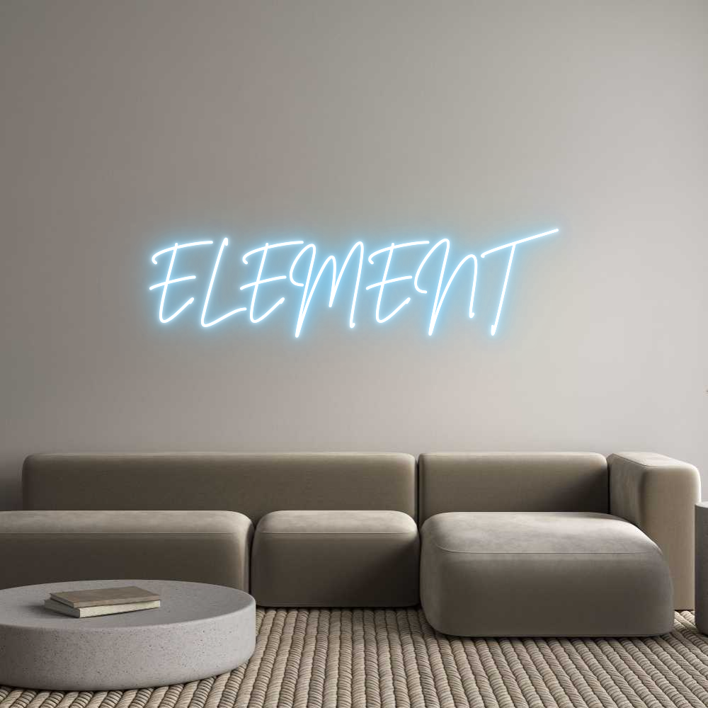 Custom Neon Sign Online Editor ELEMENT